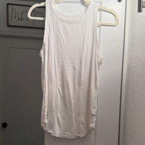 a new day Women's White Muscle Tee